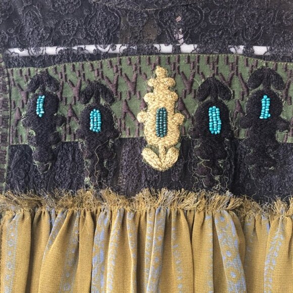 ☀Free People Penny Georgette Babylon Dress, size M - Picture 10 of 12